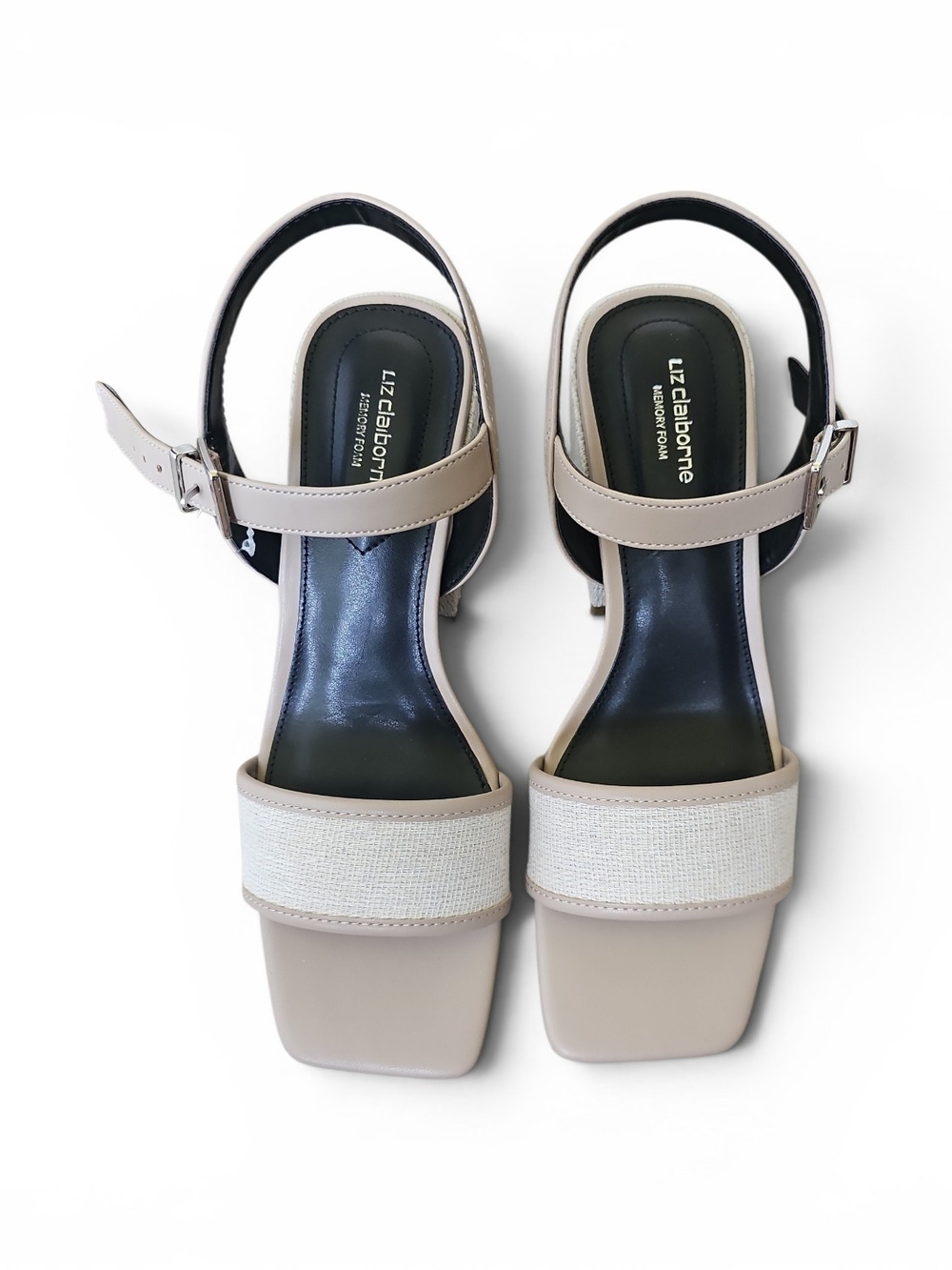NEW Liz Claiborne Block Heel Sandals - Size 8.5 - Picture 5 of 16